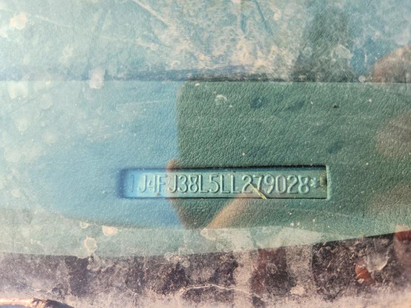 Продаж на аукціоні авто 1990 Jeep Cherokee, vin: 1J4FJ38L5LL279028, номер лоту: 64890076