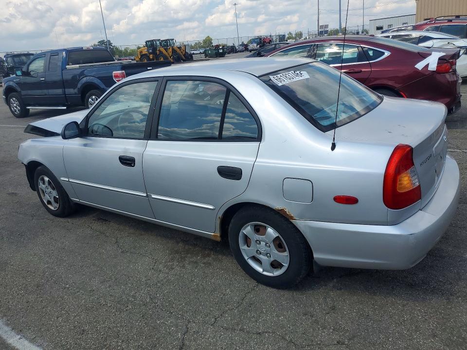 Продаж на аукціоні авто 2002 Hyundai Accent, vin: KMHCG45C82U387634, номер лоту: 66183746