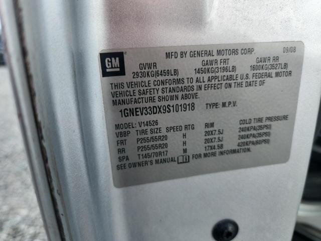 Продаж на аукціоні авто 2009 Chevrolet Traverse, vin: 1GNEV33DX9S101918, номер лоту: 63375806