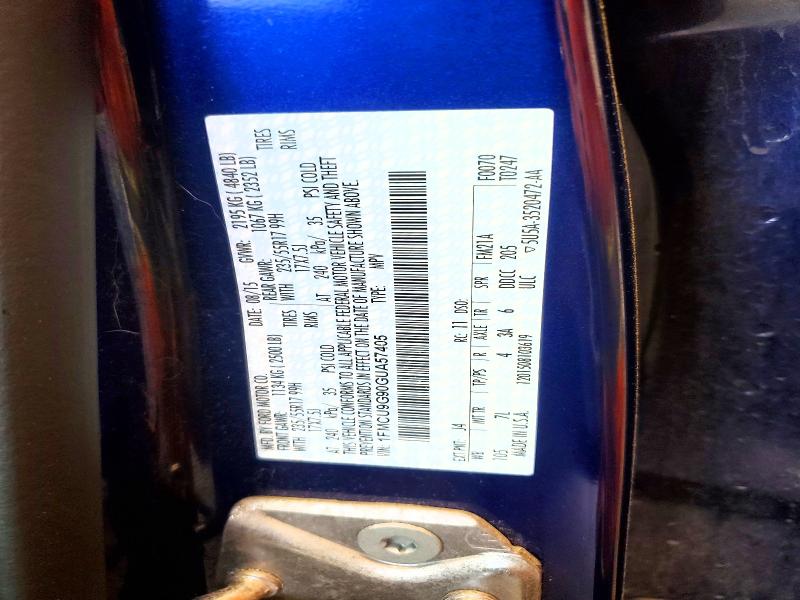 Aukcja sprzedaży 2016 Ford Escape, vin: 1FMCU9G90GUA57405, numer aukcji: 66074056