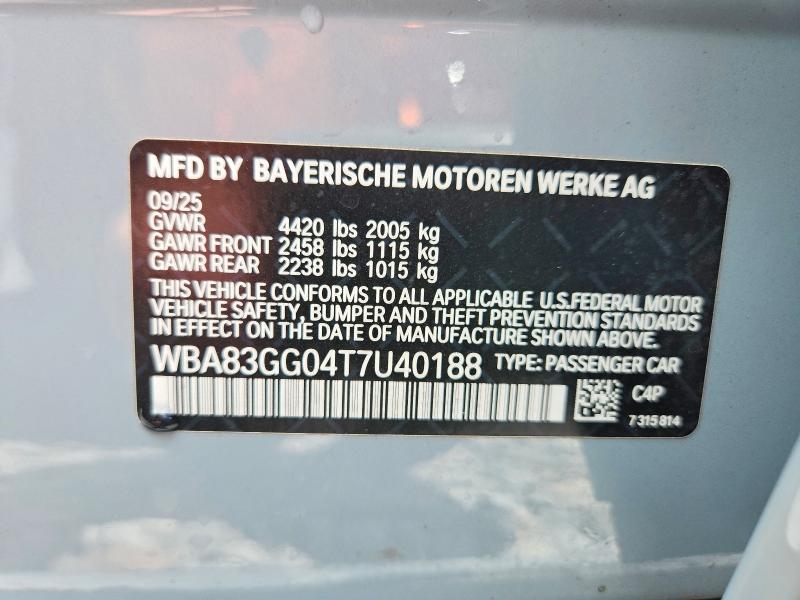 66355776 :رقم المزاد ، WBA83GG04T7U40188 vin ، 2026 Bmw 228 مزاد بيع