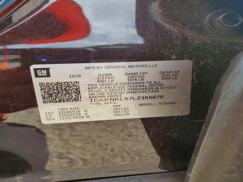 Продаж на аукціоні авто 2020 Gmc Acadia, vin: 1GKKNKLS7LZ155670, номер лоту: 63287176