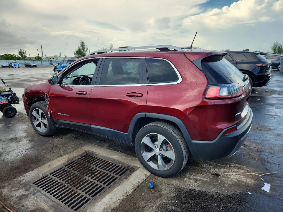 62485266 :رقم المزاد ، 1C4PJMDX8KD389735 vin ، 2019 Jeep Cherokee مزاد بيع