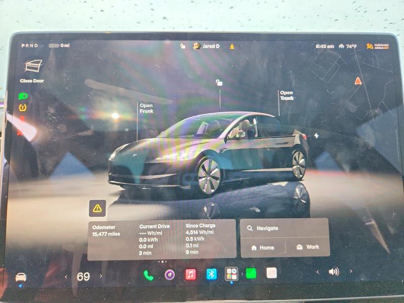 64032866 :رقم المزاد ، 5YJ3E1EB5SF933251 vin ، 2025 Tesla Model 3 مزاد بيع