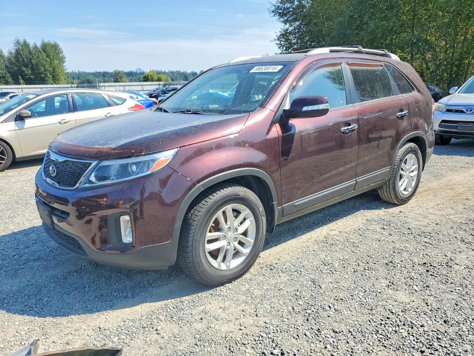 66630016 :رقم المزاد ، 5XYKT3A62FG646504 vin ، 2015 Kia Sorento مزاد بيع