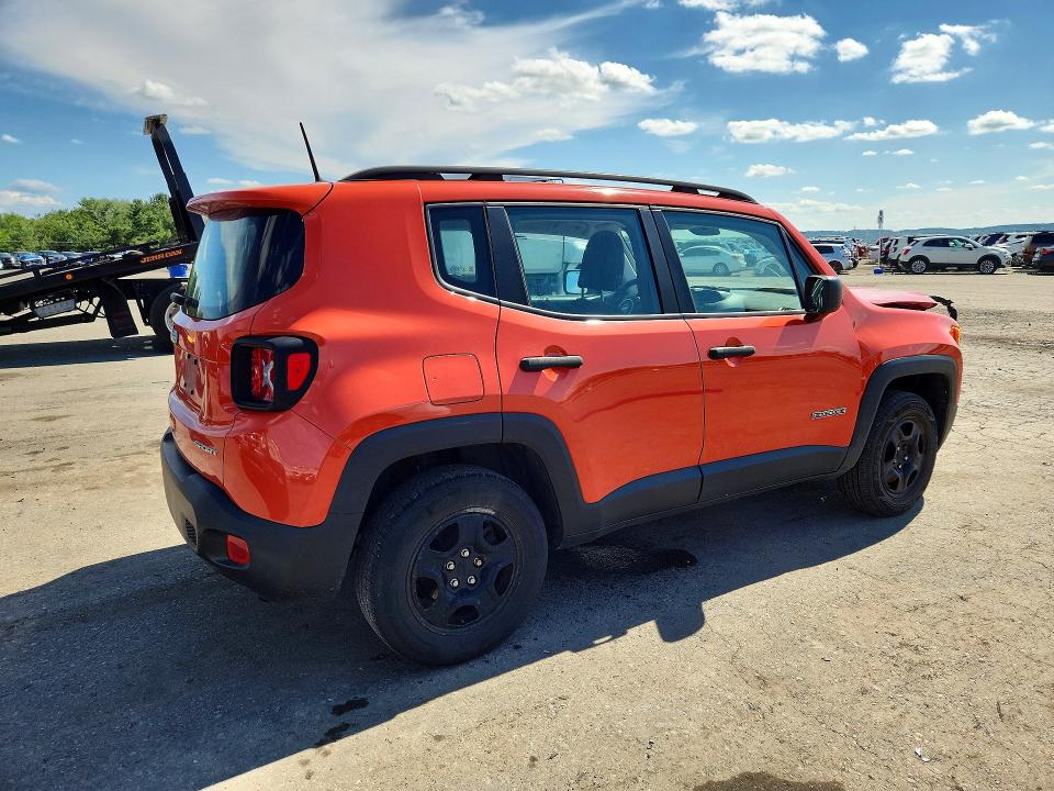 Продажа на аукционе авто 2018 Jeep Renegade, vin: ZACCJBAH2JPJ05769, номер лота: 63534836