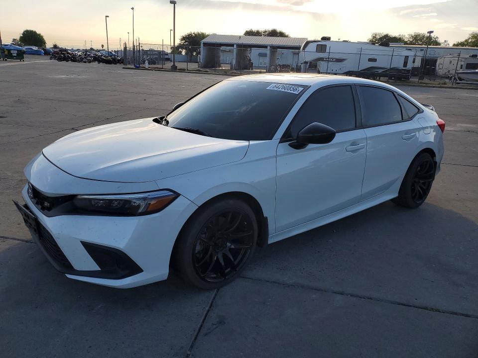 64260856 :رقم المزاد ، 2HGFE1E55NH477470 vin ، 2022 Honda Civic مزاد بيع