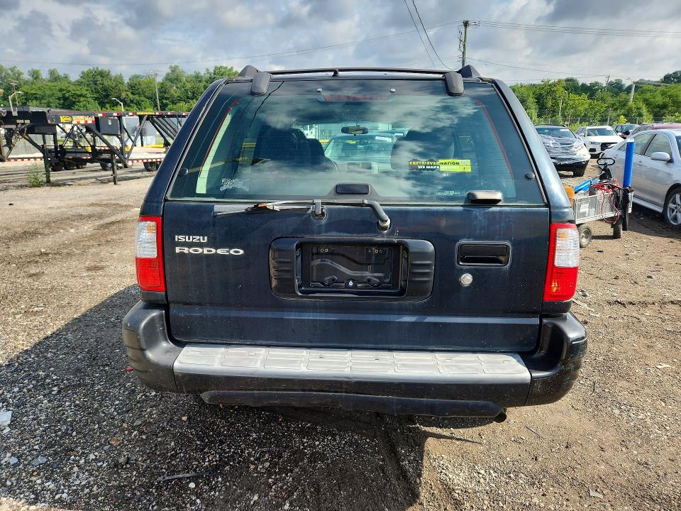 2002 Isuzu Rodeo მანქანა იყიდება აუქციონზე, vin: 4S2DM58W724328723, აუქციონის ნომერი: 63304376