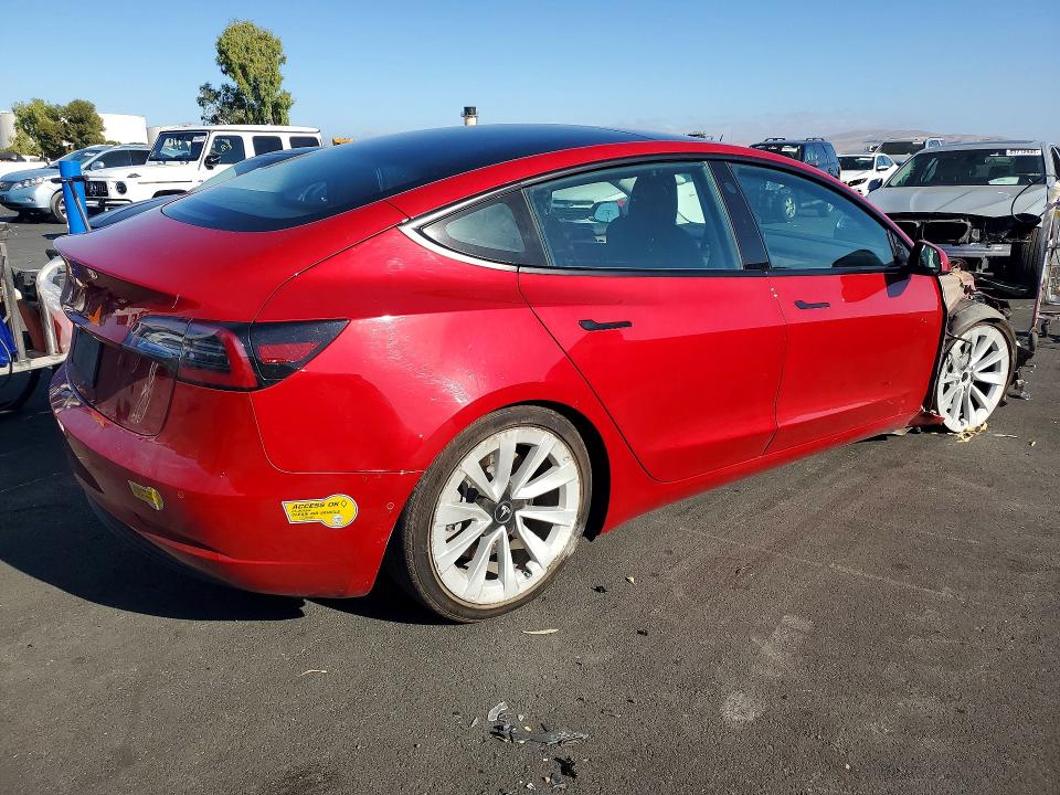 63561476 :رقم المزاد ، 5YJ3E1EA3MF079306 vin ، 2021 Tesla Model 3 مزاد بيع