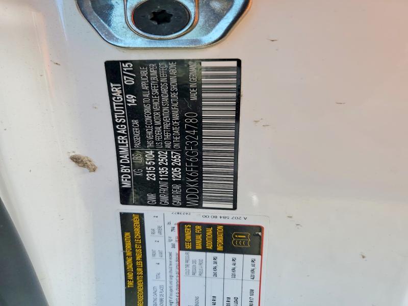 Продажа на аукционе авто 2016 Mercedes-benz E, vin: WDDKK6FF6GF324780, номер лота: 64441596