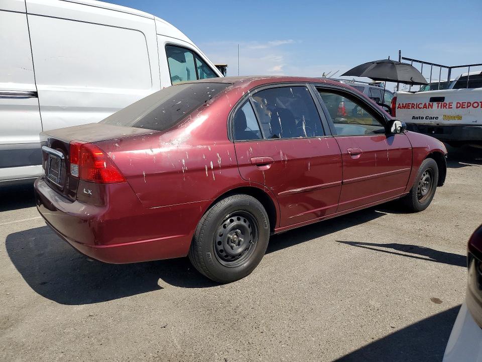 Продаж на аукціоні авто 2003 Honda Civic, vin: JHMES16503S000080, номер лоту: 63761836