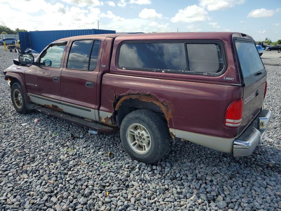 2000 Dodge Dakota მანქანა იყიდება აუქციონზე, vin: 1B7GL2AX7YS634807, აუქციონის ნომერი: 64269636