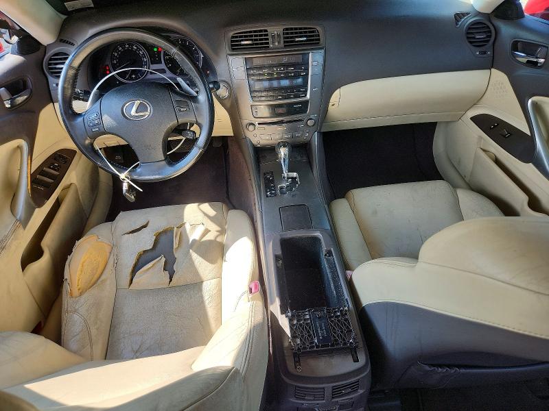 2009 Lexus Is 250 მანქანა იყიდება აუქციონზე, vin: JTHBK262692091055, აუქციონის ნომერი: 65310536