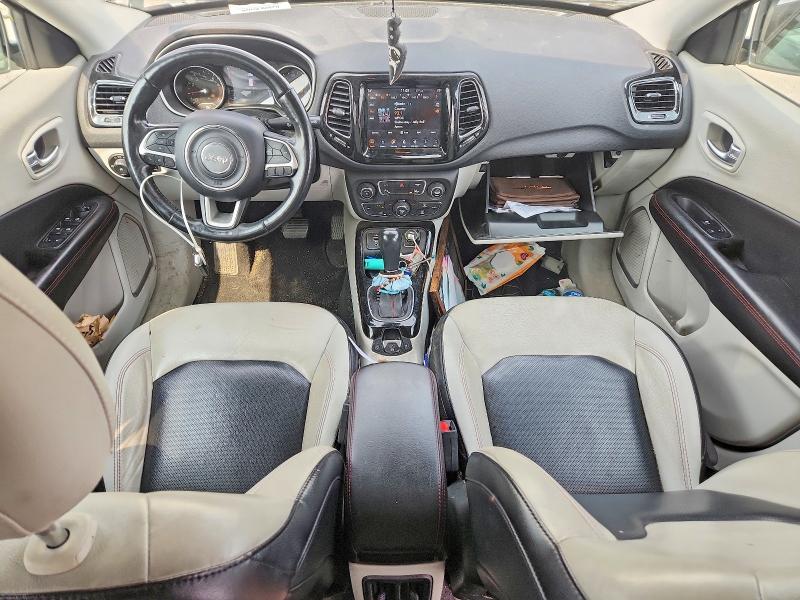 2018 Jeep Compass მანქანა იყიდება აუქციონზე, vin: 3C4NJCCB3JT367951, აუქციონის ნომერი: 64765766