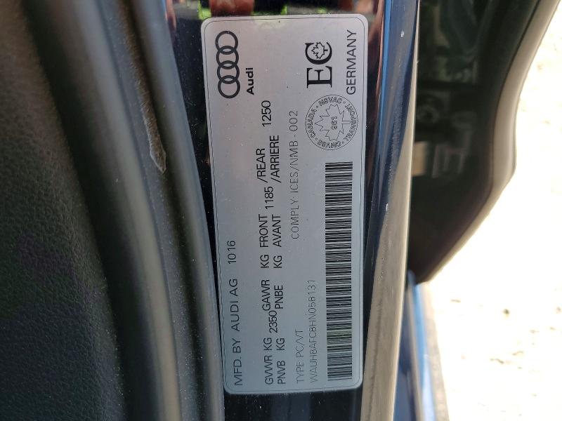 Aukcja sprzedaży 2017 Audi A6, vin: WAUH8AFC8HN058131, numer aukcji: 63414586