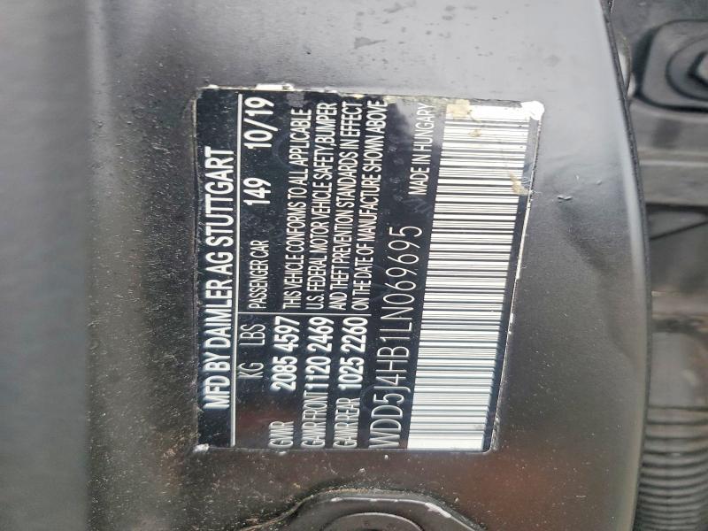Aukcja sprzedaży 2020 Mercedes-benz Cla, vin: WDD5J4HB1LN069695, numer aukcji: 65435096