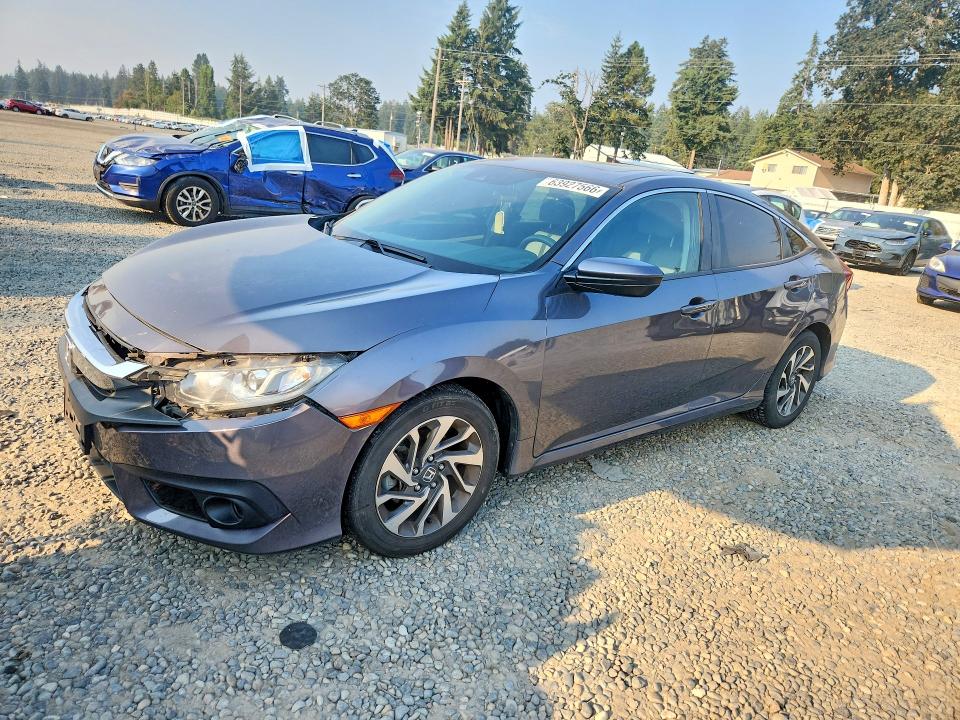 63927566 :رقم المزاد ، 2HGFC2F84JH605342 vin ، 2018 Honda Civic مزاد بيع