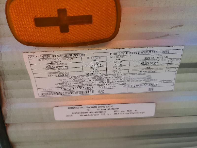 Продаж на аукціоні авто 2016 Gulf Stream Trailer, vin: 1NL1GTL29G1122031, номер лоту: 66726986