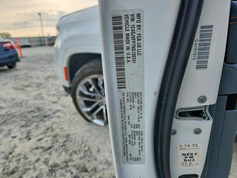 Aukcja sprzedaży 2022 Jeep Grand Wagoneer, vin: 1C4SJVFP7NS139741, numer aukcji: 66101116