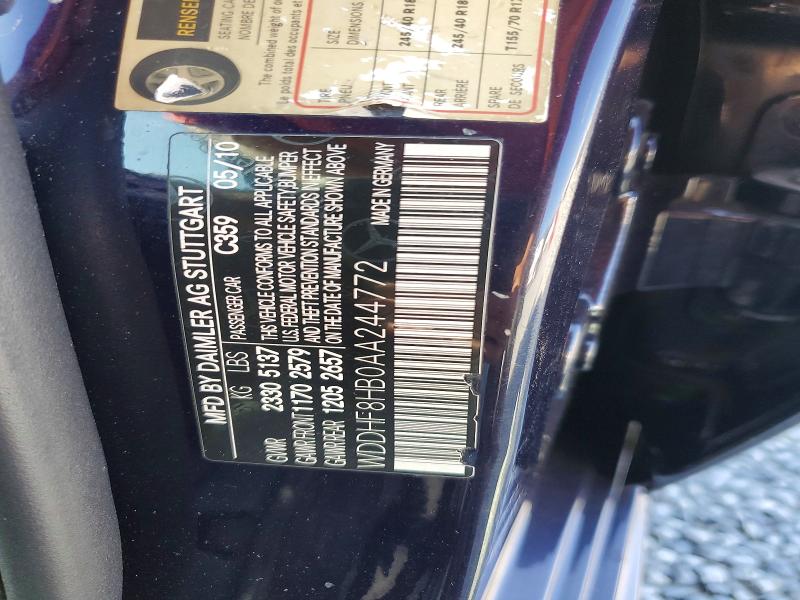 Продажа на аукционе авто 2010 Mercedes-benz E, vin: WDDHF8HB0AA244772, номер лота: 66532476