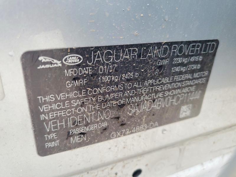 Продаж на аукціоні авто 2017 Jaguar Xe, vin: SAJAD4BV0HCP11444, номер лоту: 64722756