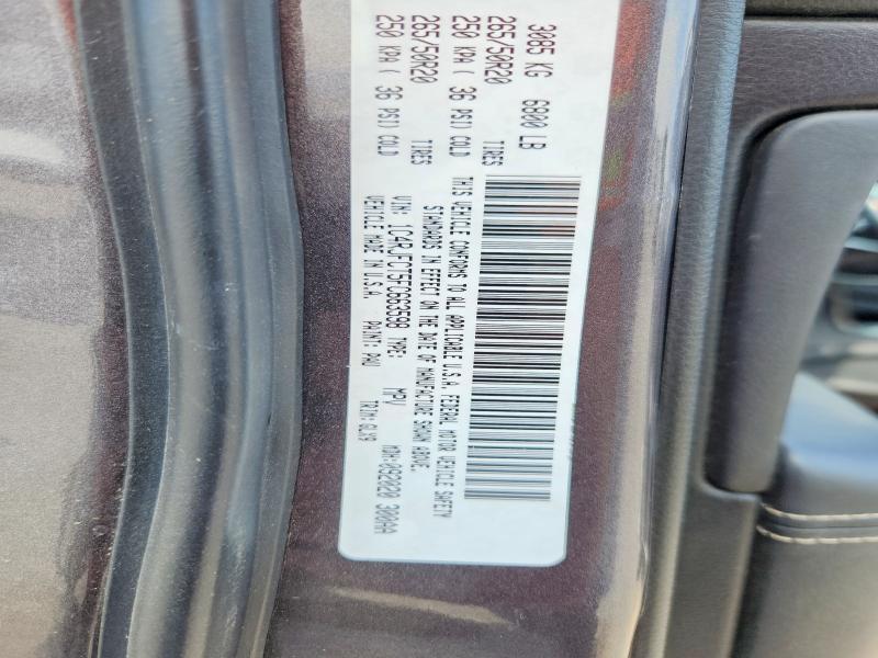 Продаж на аукціоні авто 2015 Jeep Grand Cherokee, vin: 1C4RJFCT5FC663598, номер лоту: 64285696