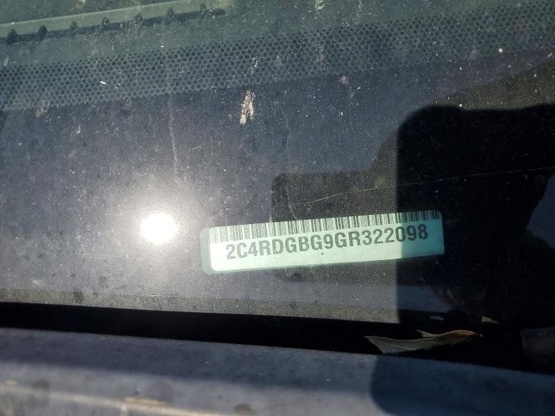 Продаж на аукціоні авто 2016 Dodge Grand Caravan, vin: 2C4RDGBG9GR322098, номер лоту: 63238206
