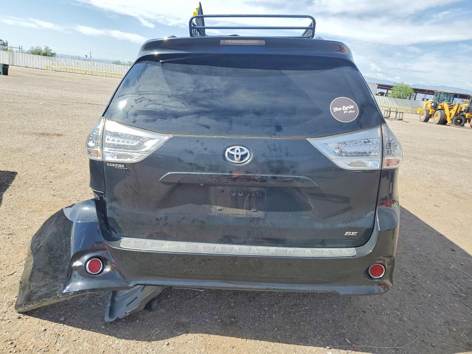 2017 Toyota Sienna მანქანა იყიდება აუქციონზე, vin: 5TDXZ3DC8HS821303, აუქციონის ნომერი: 66451346
