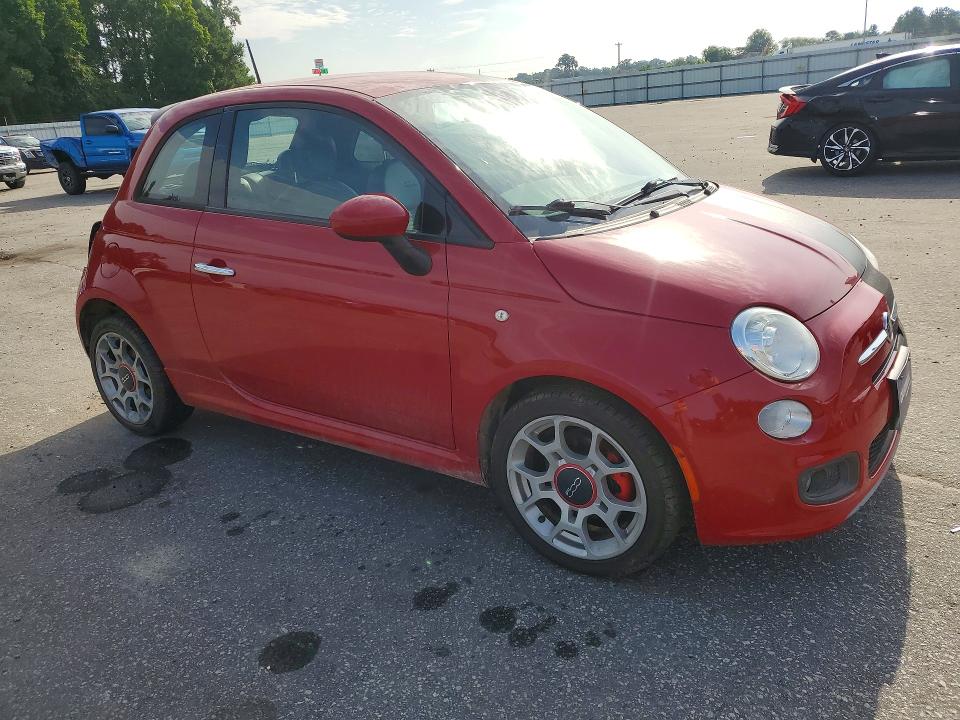 64914796 :رقم المزاد ، 3C3CFFBR1ET185815 vin ، 2014 Fiat 500 مزاد بيع