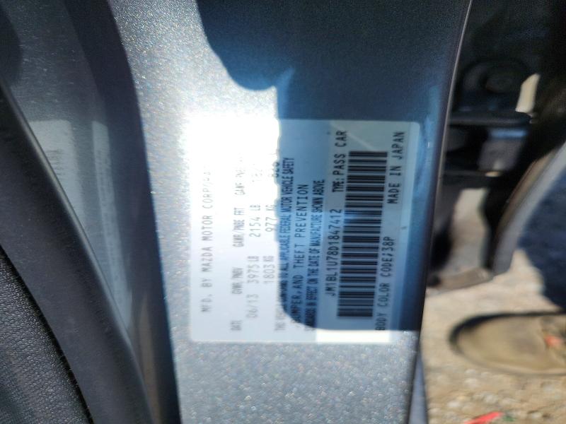 65513056 :رقم المزاد ، JM1BL1U78D1847412 vin ، 2013 Mazda 3 مزاد بيع