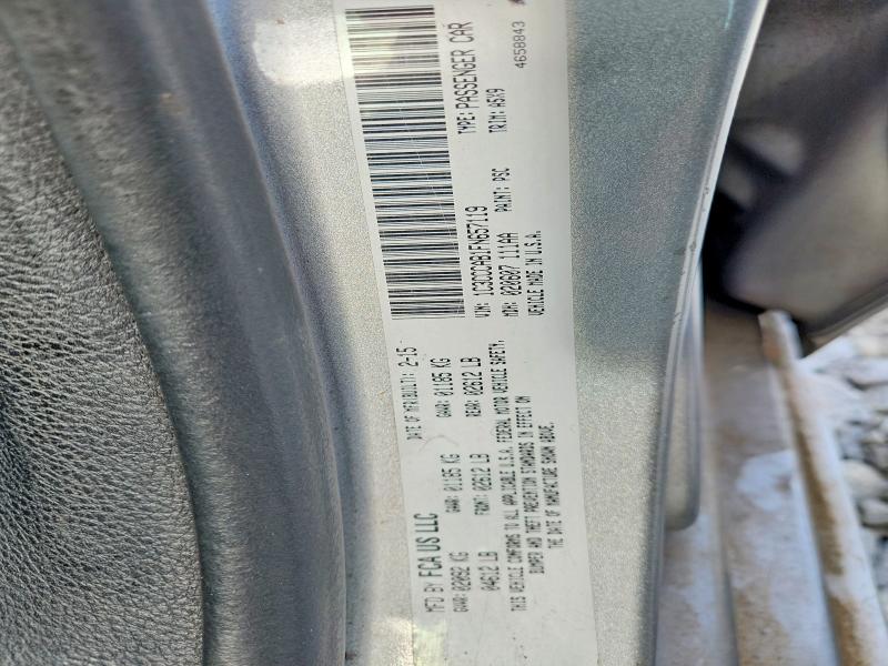 Aukcja sprzedaży 2015 Chrysler 200, vin: 1C3CCCAB1FN657119, numer aukcji: 63689526