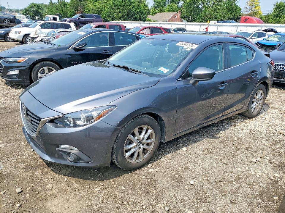 63842626 :رقم المزاد ، 3MZBM1V73FM167643 vin ، 2015 Mazda 3 مزاد بيع