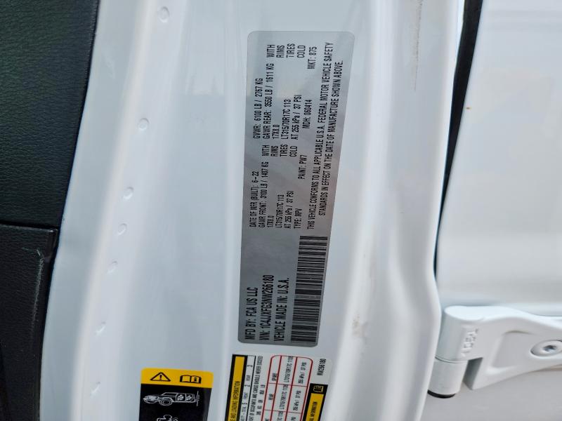 Продажа на аукционе авто 2022 Jeep Wrangler Unlimited, vin: 1C4JJXFG3NW266180, номер лота: 63439096