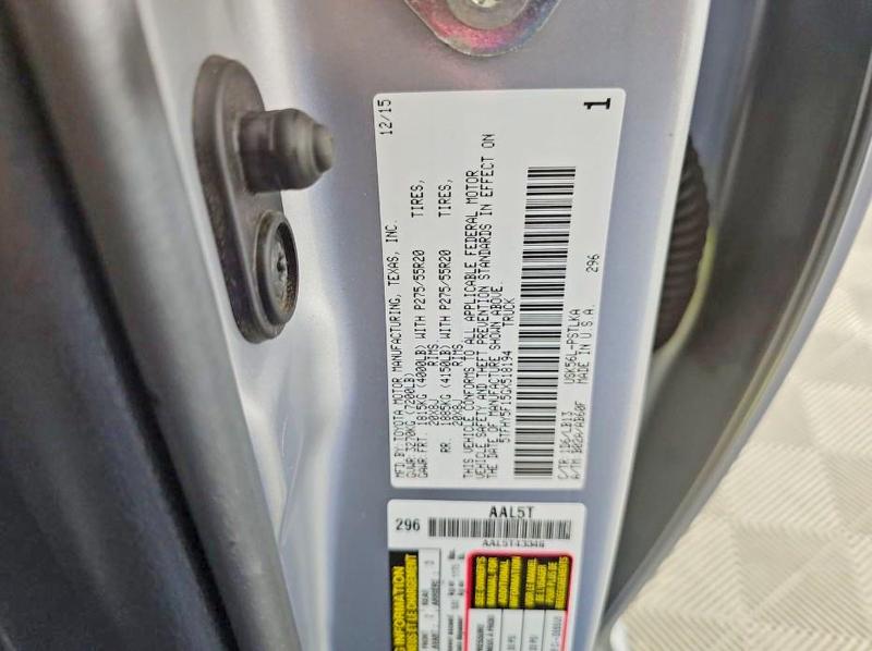 66678176 :رقم المزاد ، 5TFHY5F15GX518194 vin ، 2016 Toyota Tundra مزاد بيع
