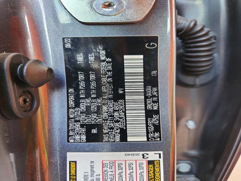 61448306 :رقم المزاد ، JTEEU5JR4P5280308 vin ، 2023 Toyota 4runner مزاد بيع