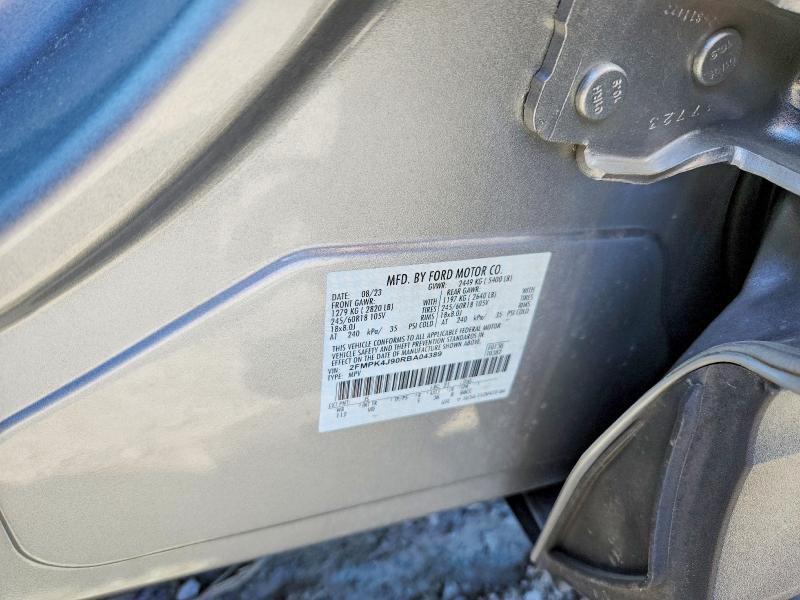 65294196 :رقم المزاد ، 2FMPK4J90RBA04389 vin ، 2024 Ford Edge مزاد بيع