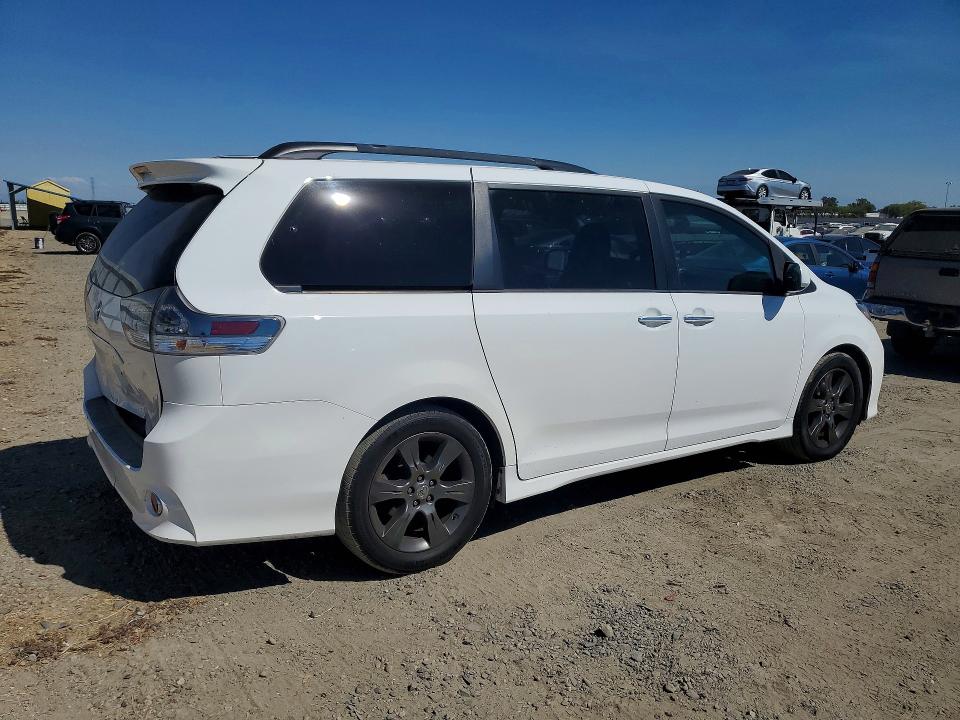 Продаж на аукціоні авто 2016 Toyota Sienna, vin: 5TDXK3DC1GS710207, номер лоту: 66192486