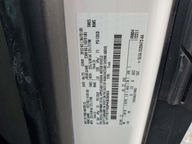 Продаж на аукціоні авто 2023 Ford Transit, vin: 1FTYE1Y82PKB39503, номер лоту: 64140206