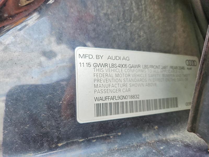Aukcja sprzedaży 2016 Audi A4, vin: WAUFFAFL9GN018832, numer aukcji: 64250336
