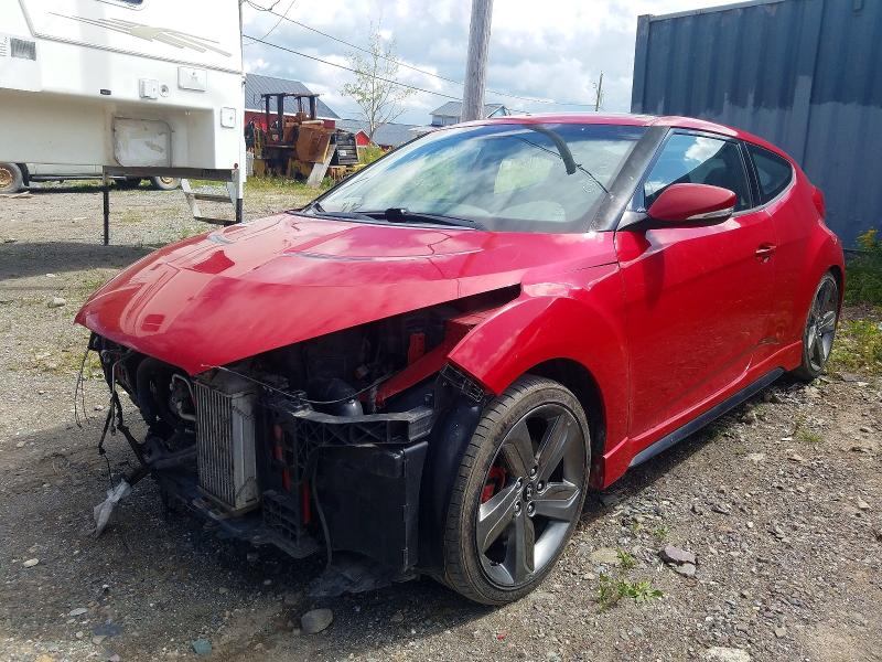 65190316 :رقم المزاد ، KMHTC6AE3EU193967 vin ، 2014 Hyundai Veloster مزاد بيع