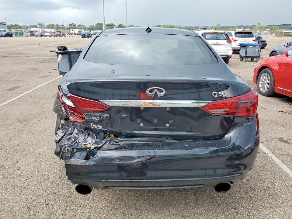 2018 Infiniti Q50 მანქანა იყიდება აუქციონზე, vin: JN1EV7AR9JM611106, აუქციონის ნომერი: 64495686