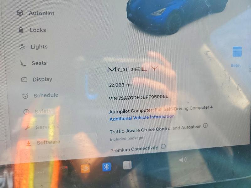 Продаж на аукціоні авто 2023 Tesla Model Y, vin: 7SAYGDED8PF950056, номер лоту: 65723586