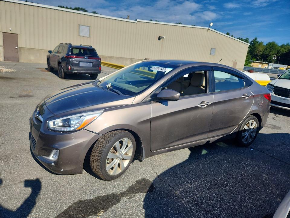Auction sale of the 2014 Hyundai Accent, vin: KMHCU4AE4EU590069, lot number: 63203146
