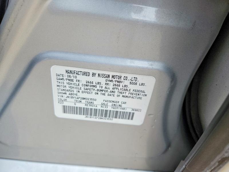 Aukcja sprzedaży 2011 Infiniti M37, vin: JN1BY1AP2BM323550, numer aukcji: 65904596