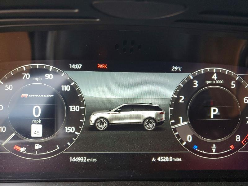 2019 Land Rover Range Rover Velar მანქანა იყიდება აუქციონზე, vin: SALYL2EX7KA207096, აუქციონის ნომერი: 64292336