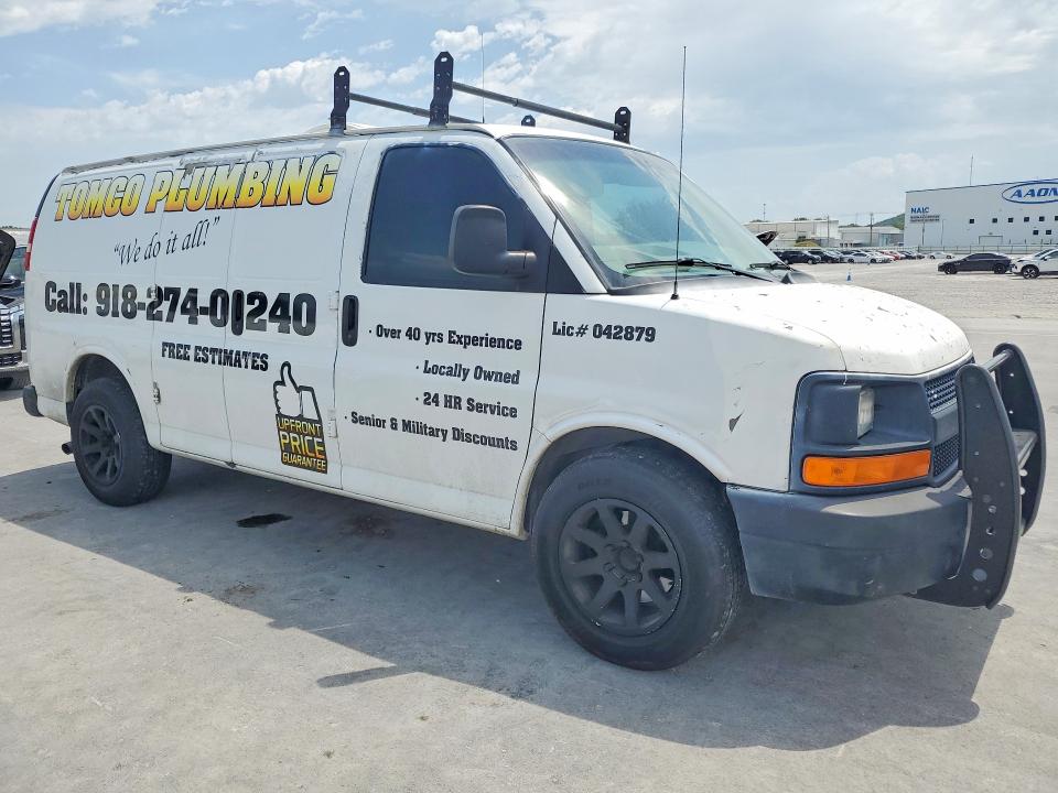 2010 Chevrolet Express G1500 მანქანა იყიდება აუქციონზე, vin: 1GCUGADX1A1102462, აუქციონის ნომერი: 64299596