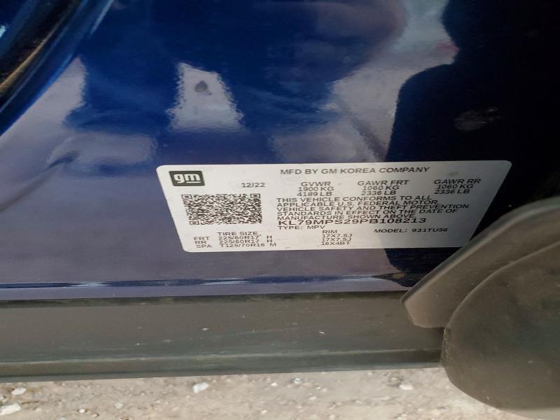 64497546 :رقم المزاد ، KL79MPS29PB108213 vin ، 2023 Chevrolet Trailblazer مزاد بيع