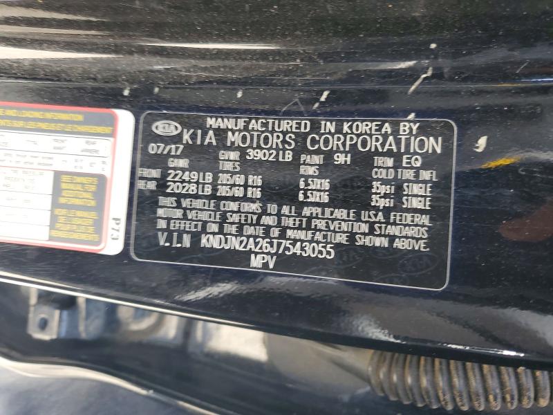 Продаж на аукціоні авто 2018 Kia Soul, vin: KNDJN2A26J7543055, номер лоту: 63939086