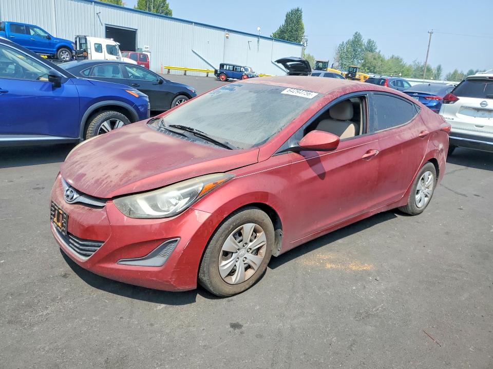 2016 Hyundai Elantra მანქანა იყიდება აუქციონზე, vin: 5NPDH4AE5GH778500, აუქციონის ნომერი: 64294756