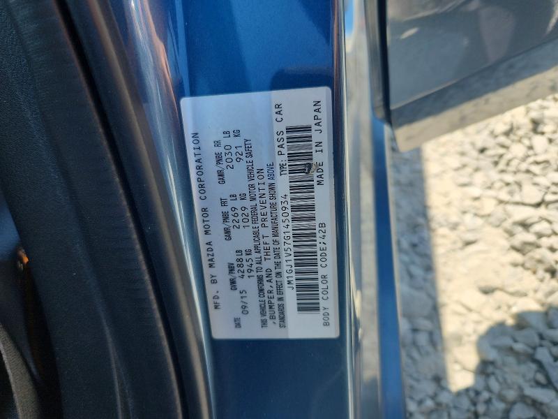 Aukcja sprzedaży 2016 Mazda 6, vin: JM1GJ1V57G1450934, numer aukcji: 66397076
